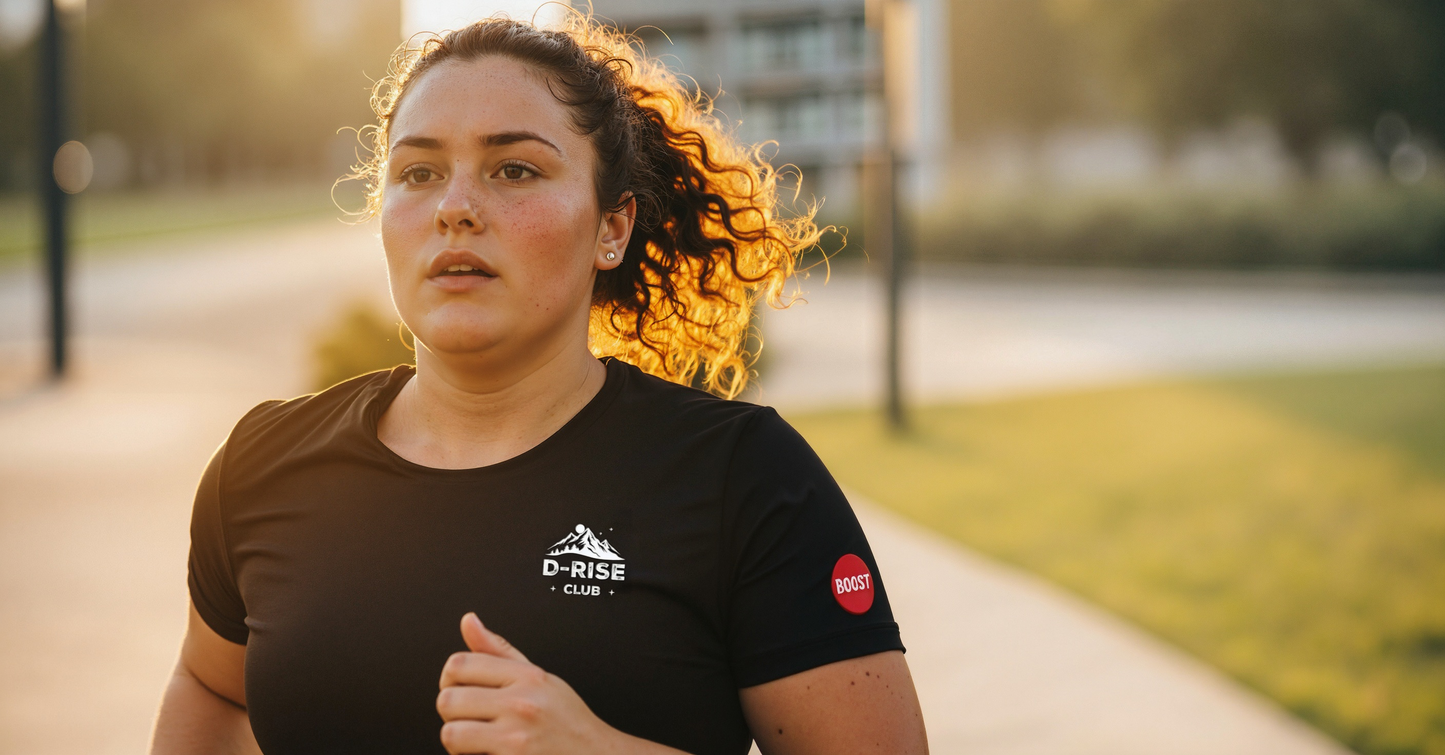 T-shirt D-Rise Club “BOOST” – Discipline & Énergie
