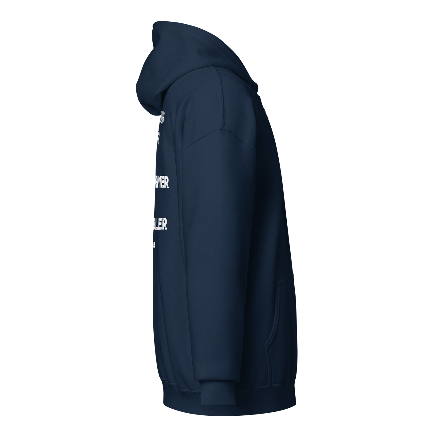 Sweat à Capuche Zippé D-RISE Club (Cimes Sauvages / Bleu Navy) + Accès PREMIUM – Discipline, Liberté, Transformation