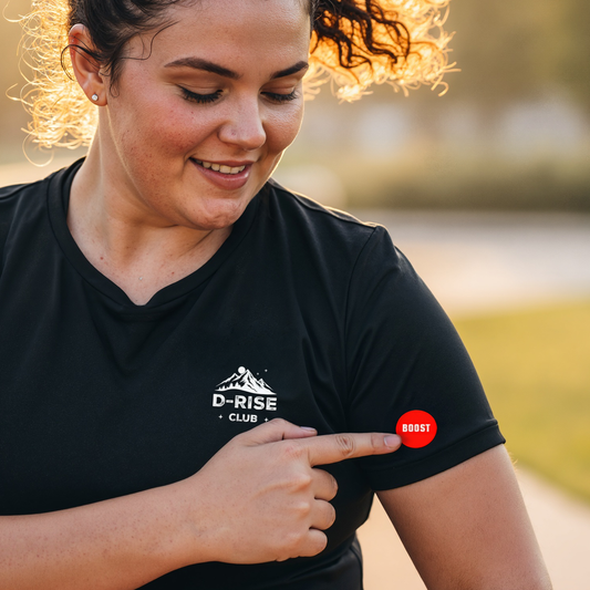 T-shirt D-Rise Club “BOOST” – Discipline & Énergie